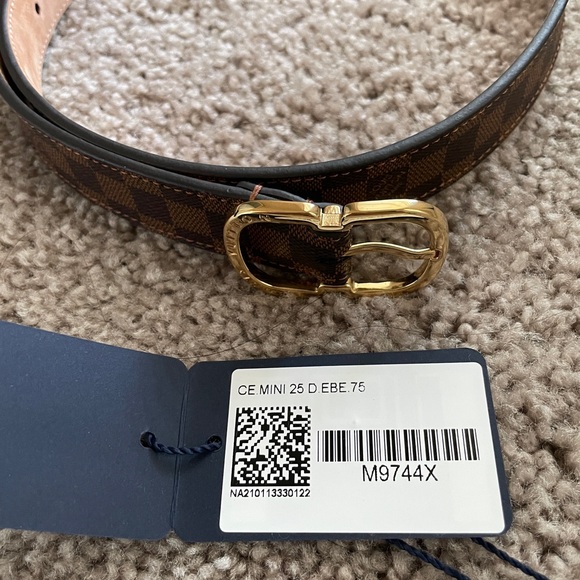 Louis Vuitton 25mm mini damier belt - Picture 6 of 7
